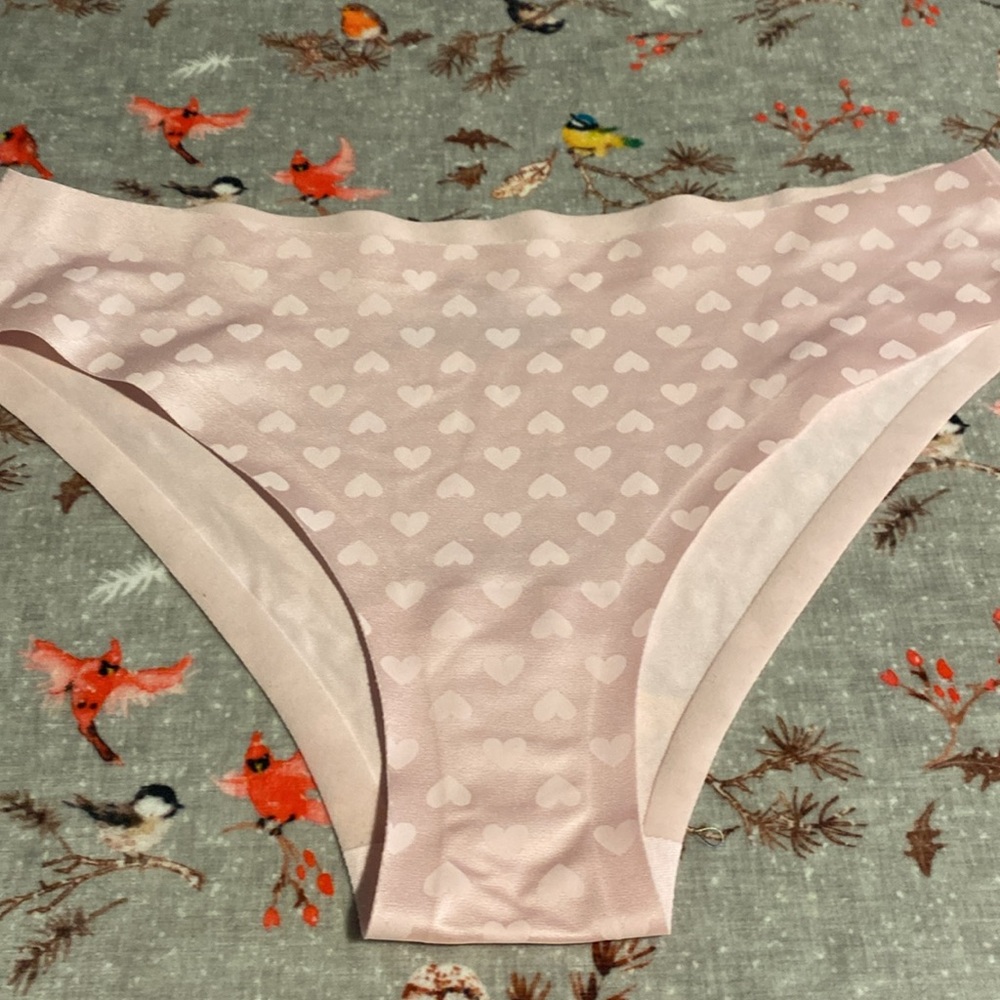 Victoria Secret heart cheeky panties, size M, NWOT